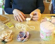 Learn how to make flowers for hats and corsages