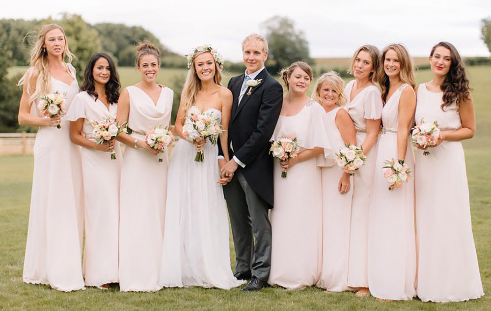 Don't Fear Being Bold With Your Bridesmaids Attire